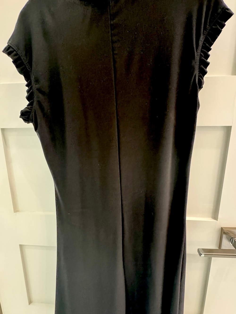Black Ruffle Sleeve Dress - Picture 3 of 3